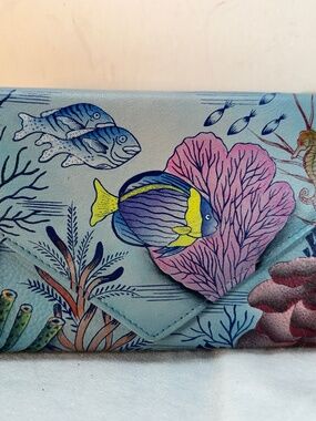 ANUSCHKA CALCUTTA INDIA-NWT $129.00            MASTERPIECE PAINTING TOOK 8 WEEKS